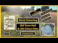 100 Year Town Hall &amp; Old School Sites - Equinox 800 Metal Detector - GoPro - 6/1/22 #mondaydigs