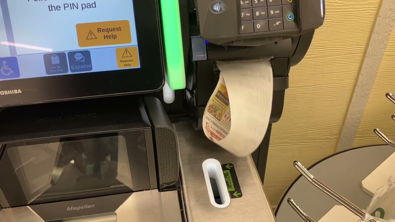 Касса самообслуживания Lowes Food от Toshiba