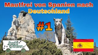 Mit dem Wohnmobil durch Spanien  - Heimreise - Mautfrei von Spanien nach Deutschland #1