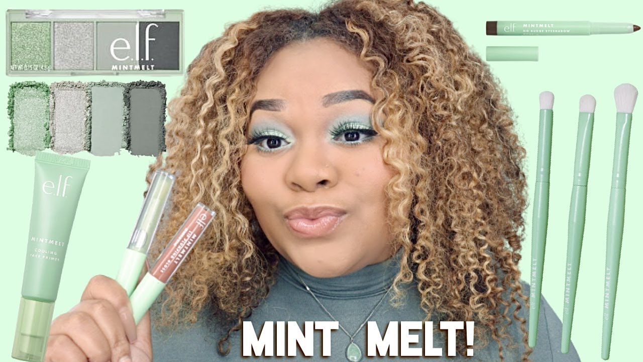 ELF COSMETICS MINT MELT COLLECTION! First Impressions + REVIEW