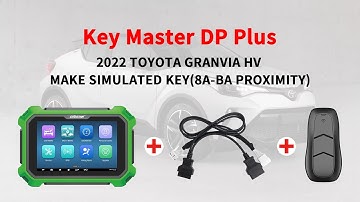 2022 TOYOTA GRANVIA HV MAKE SIMULATED KEY(8A-BA PROXIMITY)