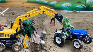 diy mini tractor trolley loading new technology  | science project  @sanocreator  