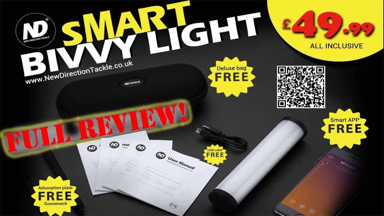 New direction bluetooth smart bivvy light – Chrono Carp ©