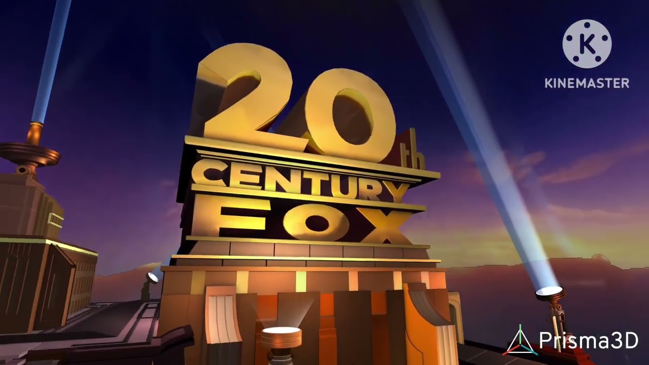 20th Century Fox (2009-2021, Blue Sky Studios) Logo Remake V12 In Prisma 3D