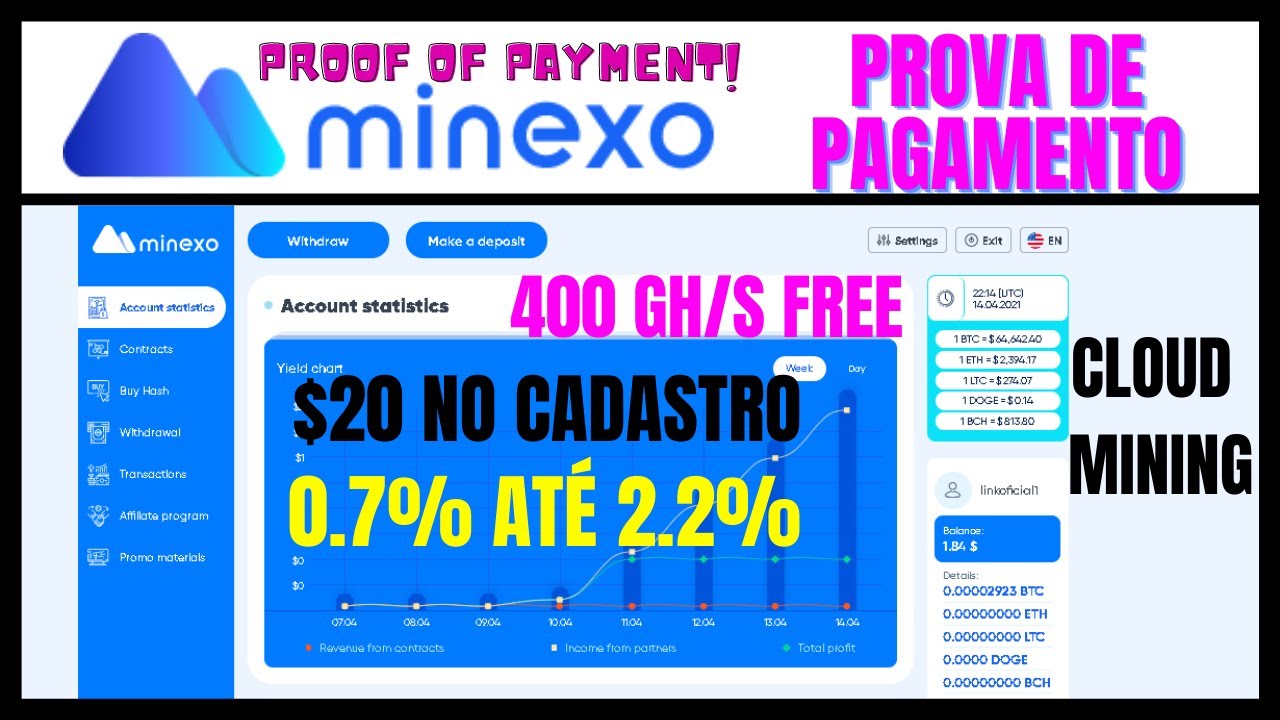 MINEXO SCAM!! PAROU DE PAGAR!! STOP PAYING ! 05/04/2021 ATÃ‰ 27/06/2021