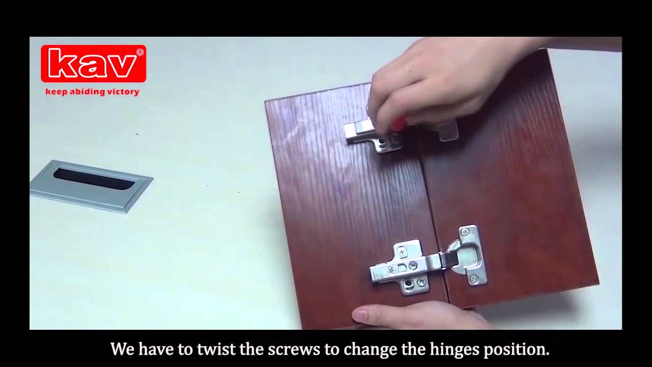How To Adjust Screws Of 3d Soft Close Cabinet Hinges Kav Furniture