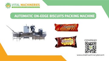 Automatic On-Edge Biscuits Packing Machine