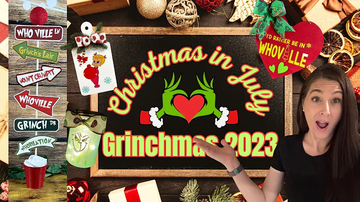 💚One of a kind Grinchmas Christmas decor made with Dollar Tree products💚