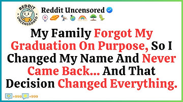 My Family Forgot My Graduation on Purpose, So I Changed My Name and Never Came Back…
