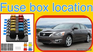 The fuse box location on a 2013 Nissan Altima