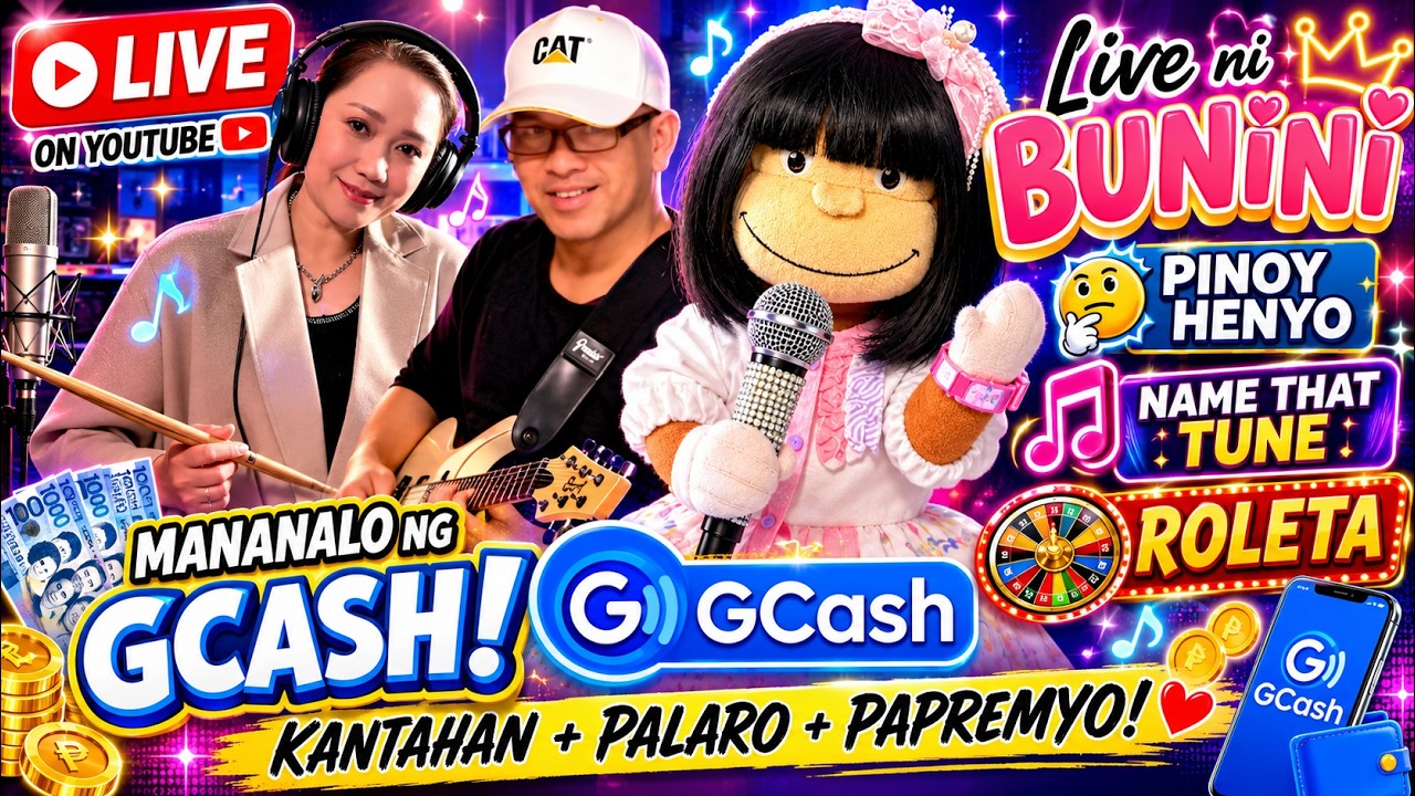 🎉 Sali Na! May GCash, Roleta at Live Music kasama si BUNINI! 🎶🥰