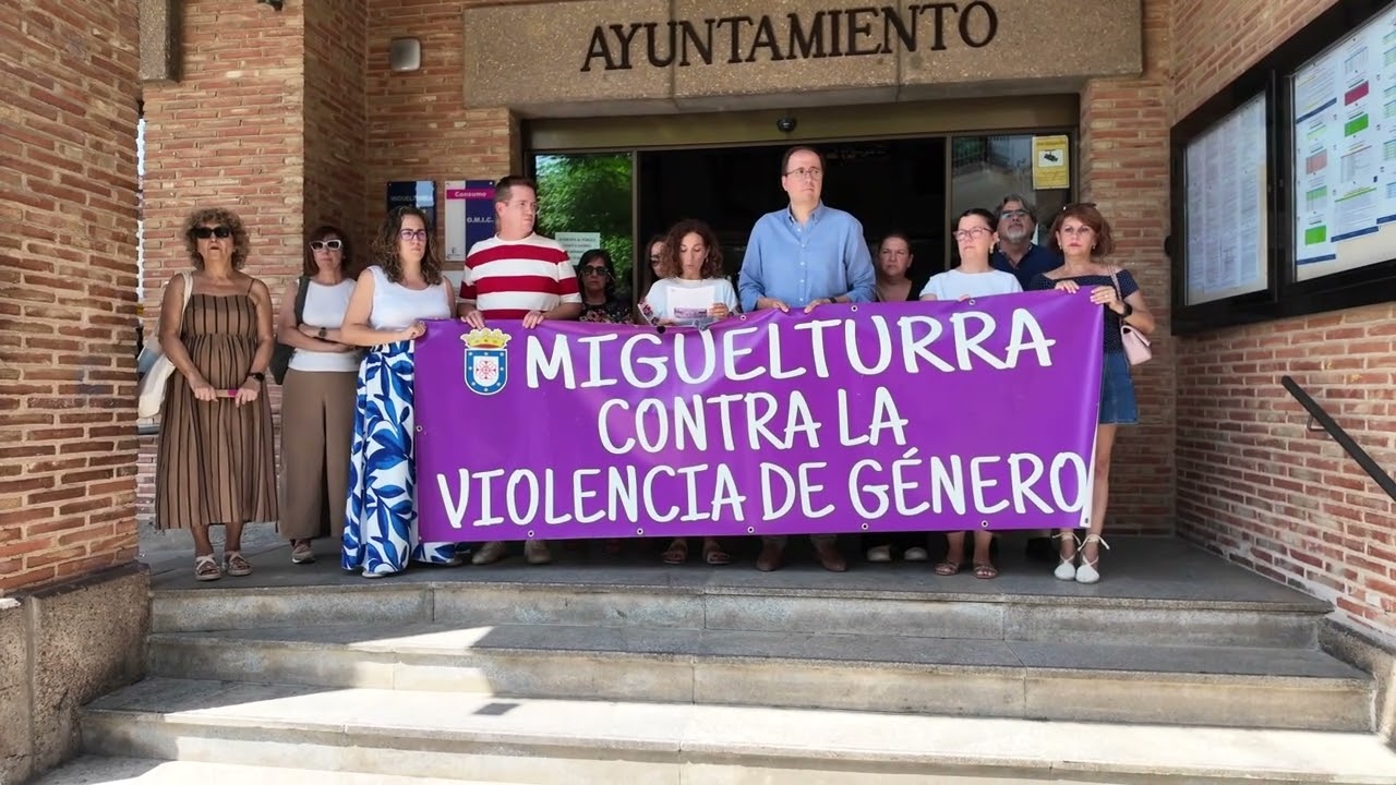 Manifiesto y minuto de silencio por las últimas víctimas de violencia de género. 10 de julio de 2026