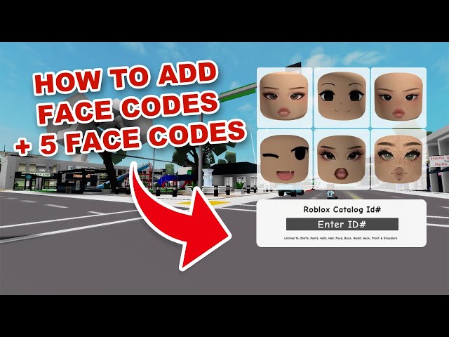 POPULAR FACE ID CODES FOR BROOKHAVEN 🏡RP 🤩✨ 