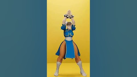 Chun Li animation 3D dance