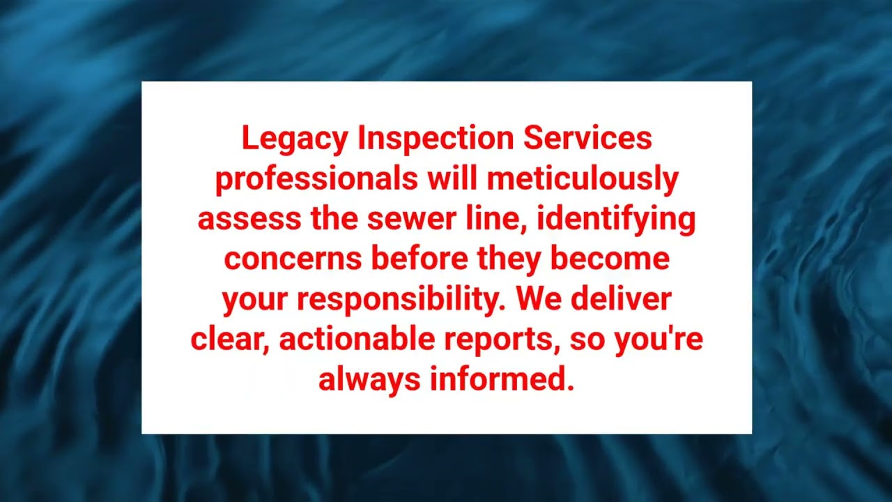 Legacy Inspection Services LLC - Sewer Inspection Company in Holland, MI