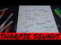 Sharpie Sounds With Wrong Colours