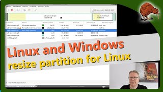 Linux and Windows dual boot – resize partitions with GParted