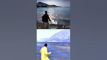 Explosion in WATER Physics Comparison in Different Games! (Once Human VS GTA V Enhanced)