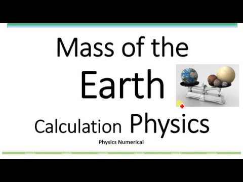 Mass of earth