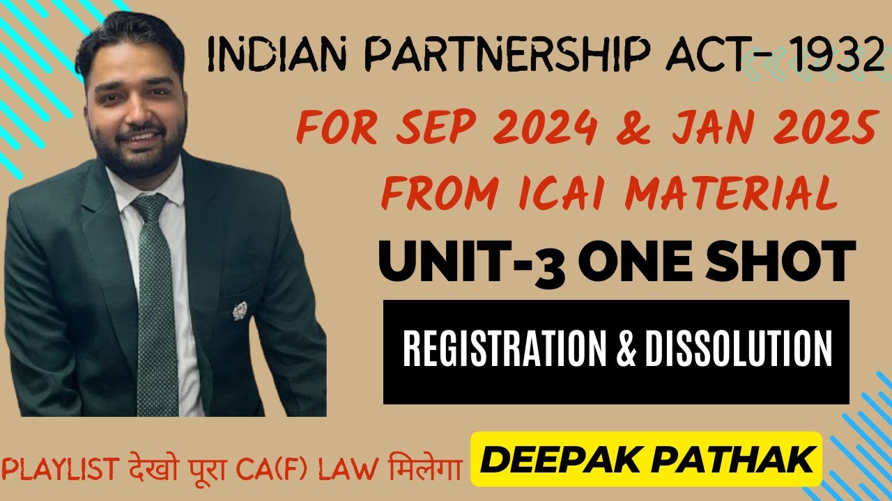 REGISTRATION & DISSOLUTION 