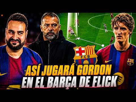 ASÍ JUGARÁ ANTHONY GORDON en el BARÇA de HANSI FLICK