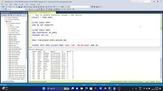 Famous How to update Identity Column in SQL Server Profile