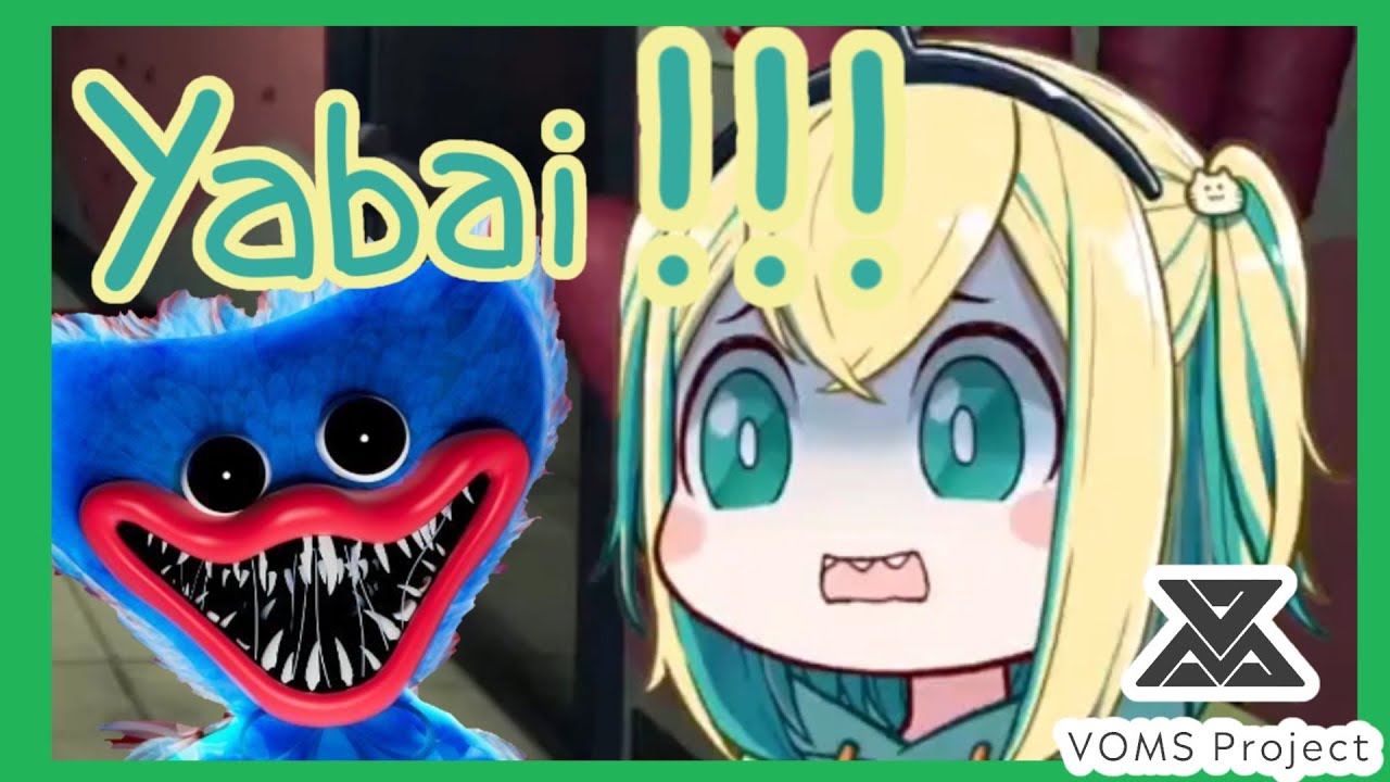 [VOMS] Pikamee extremely panicked while being chased by monster. ( Poppy Playtime )