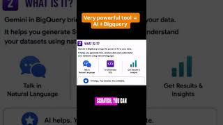 Gemini with BigQuery 🤖 Analyze Data Using AI | GCP #shorts #bigquery