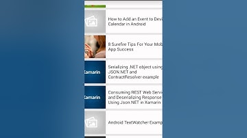 Android RecyclerView and CardView- Demo