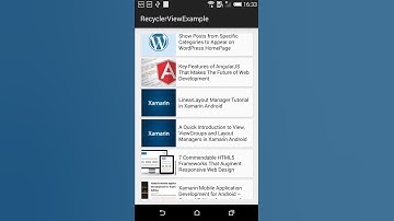 Android RecyclerView and CardView- Demo