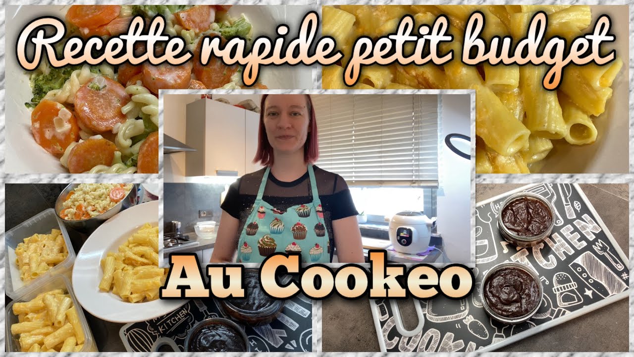 🍽 RECETTES PETIT BUDGET AU COOKEO 🍽