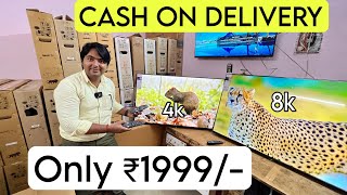 Smart 4K Led TV On COD| TEMPERED GLASS IPS PANEL WITH 1 YEARS WARRANTY| LED TV Market VANSHMJ