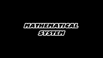 Mathematical System