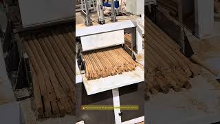 🔥 Automated Craft: Shaping Wood with Pneumatic Power! #workers #skills #woodworking #wood #asmr