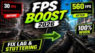 How To Boost Fps On Pc U0026 Laptop 2026  Fix Lag U0026 Stuttering On Laptop For Gaming
