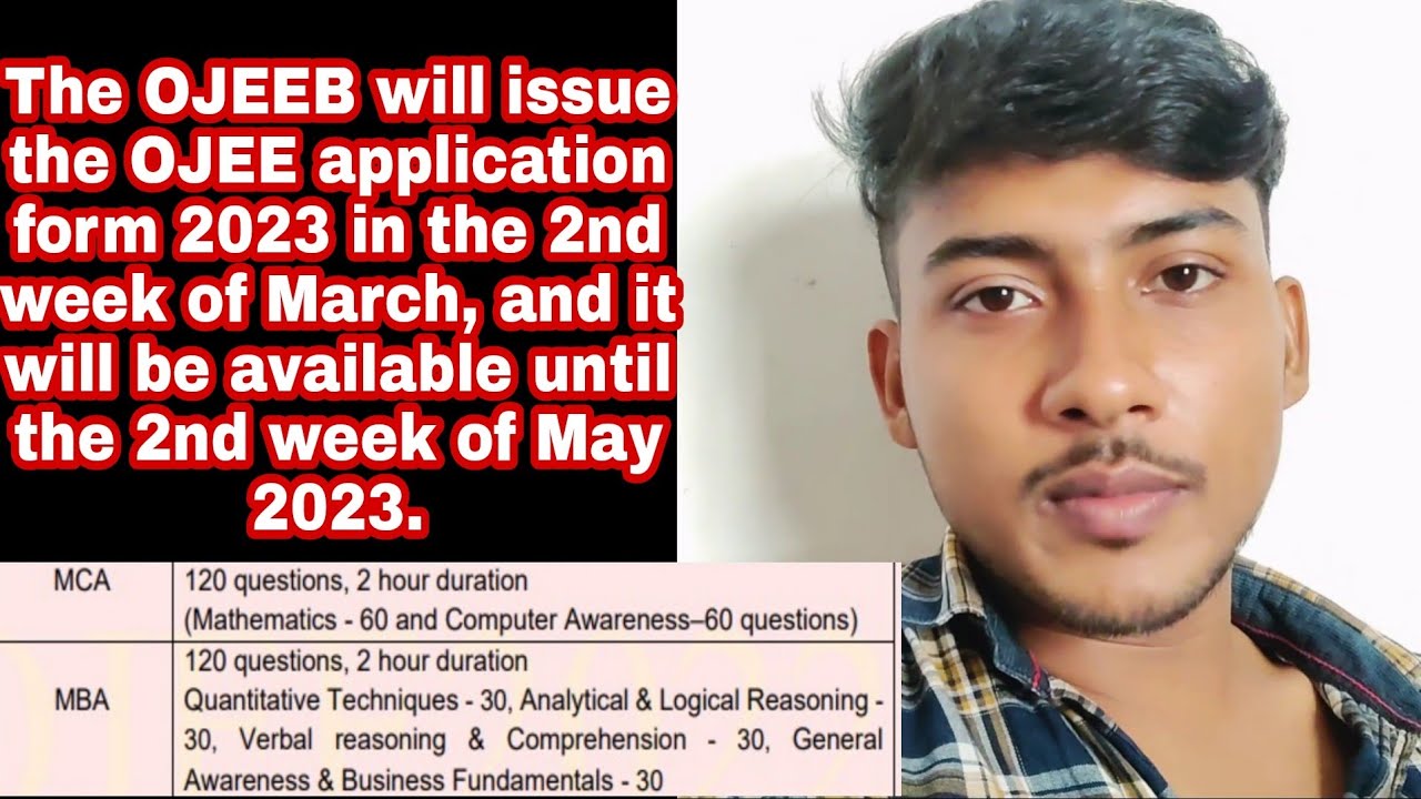 OJEE MCA SYLLABUS AND FULL DETAILS || HOW TO APPLY FOR OJEE MCA || HOW TO CRACK OJEE MCA ||