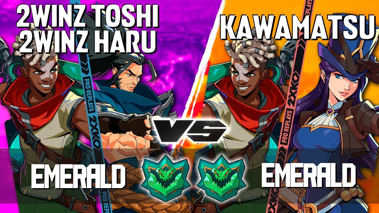 2XKO ▱ 2WINZ TOSHI - 2WINZ HARU (Yasuo-Ekko) vs KAWAMATSU (Ekko