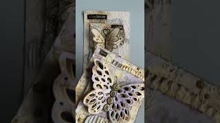 I love mixed media art❤️ #shorts #craftideas #mixedmedia #papercraft #diycrafts #cards #craft