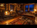 3 Hours of Cozy Fireplace &amp; Blizzard Sounds – Sleeping Fawn in a Winter Cabin | 4K #5