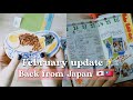 Stationery Haul from Japan & Taiwan + February Journal with me