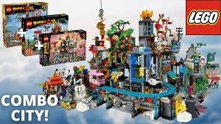 I Combined EVERY LEGO Monkie Kid City Set into a MASSIVE MEGAPOLIS