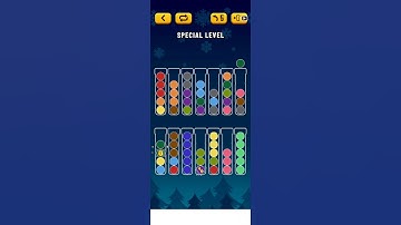 Ball sort special level after 3545