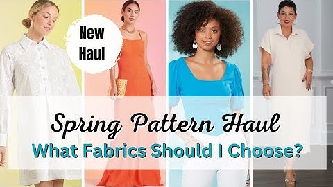 Simplicity and McCall Pattern Haul | New Spring Haul