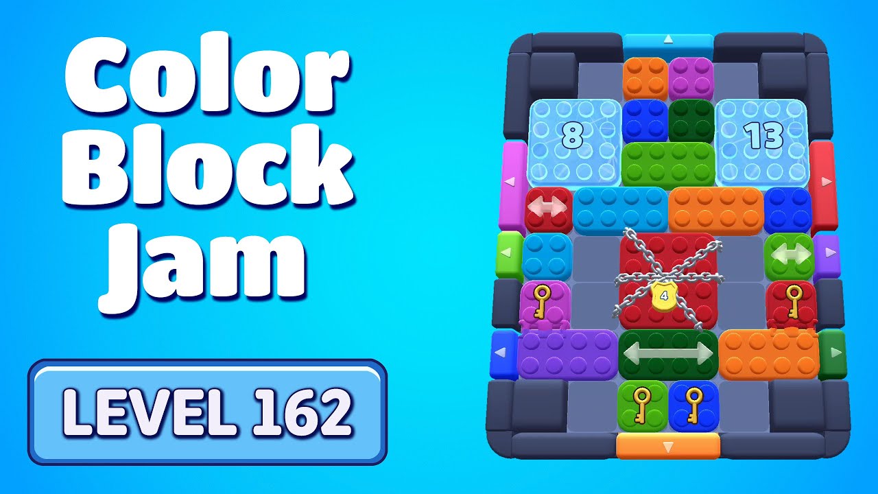 Color Block Jam Level 162 | Every Puzzle Solved! 🎯