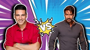 Ajay Devgan Vs Akshy Kumar Comparison Video 🤯