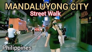 Mandaluyong City Night walking Tour[4K].