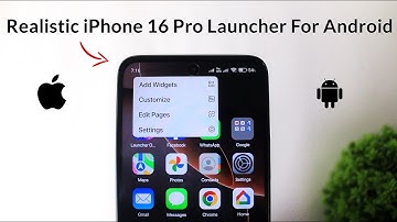 iPhone 16 Pro Max Android Launcher | Convert Any Android into iPhone 16 Pro | Complete Setup
