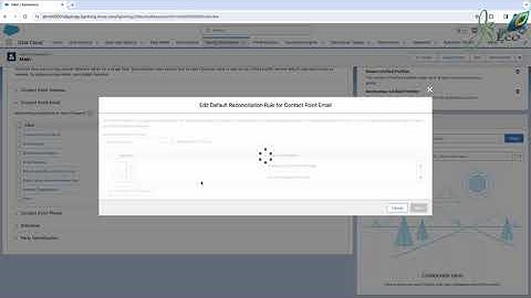 DataCloud Configure Reconciliation Rules
