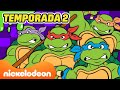 TMNT: Las Tortugas Ninja | 4 EPISODIOS COMPLETOS de TMNT (1987) Temporada 2 🐢 | Nickelodeon