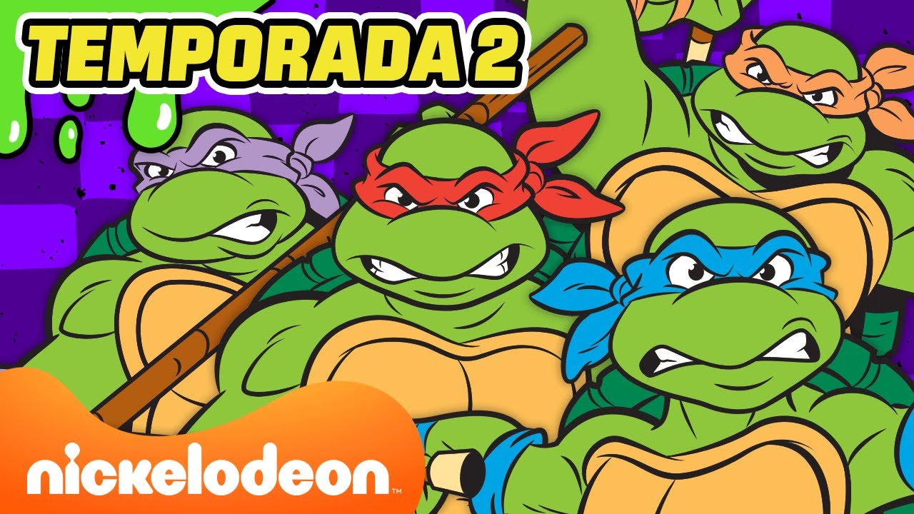 TMNT: Las Tortugas Ninja | 4 EPISODIOS COMPLETOS de TMNT (1987) Temporada 2 🐢 | Nickelodeon